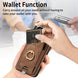For Google Pixel 8 Retro Skin-feel Ring Card Bag Phone Case with Hang Loop(Brown) - Mobile Gadget HQ