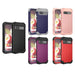For Google Pixel 8a 3 in 1 Silicone Hybrid PC Shockproof Phone Case(Dark Purple) - Mobile Gadget HQ