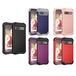 For Google Pixel 8a 3 in 1 Silicone Hybrid PC Shockproof Phone Case(Dark Purple) - Mobile Gadget HQ