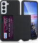 For Samsung Galaxy S22 5G Shockproof Armor Phone Case with Card Slot(Black) - Mobile Gadget HQ