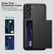 For Samsung Galaxy S22 5G Shockproof Armor Phone Case with Card Slot(Black) - Mobile Gadget HQ
