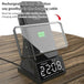 X7 Multifunctional Wireless Charging Bluetooth Speaker with Alarm Clock & Radio & Remote Control, Specification: US Plug - Mobile Gadget HQ