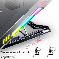 Height-Adjustable Laptop Radiator Cooling Base