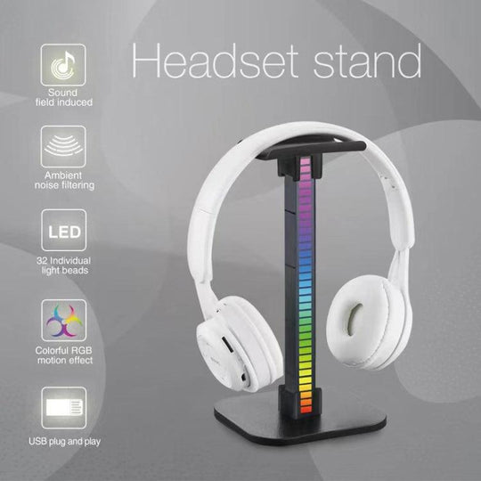 Ajazz Detachable RGB Glowing Game Headset Stand USB Pickup Lamp, Style: Pickup Model - Mobile Gadget HQ