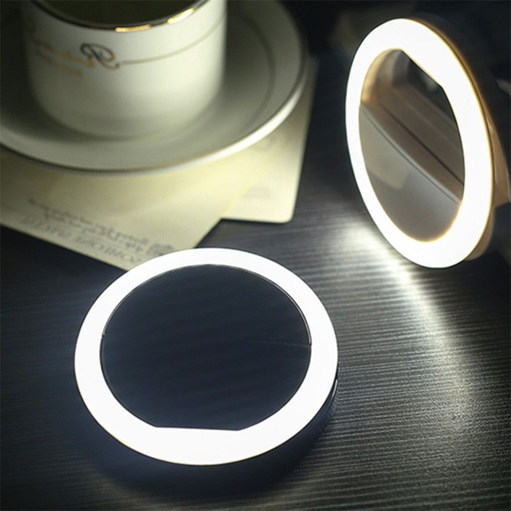 LED Selfie Lamp Ring Clip - Mobile Gadget HQ