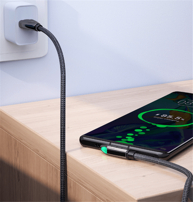 USB C to Type-C Cable Fast Data Cable With Right Angle - Mobile Gadget HQ