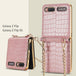Case for Samsung Galaxy Z Flip 1&2 Luxury Bag Design with Metal Chain - Mobile Gadget HQ