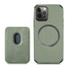 Magnetic Card Holder Wallet Carbon Fiber Pattern Case for iPhone 14 - Mobile Gadget HQ