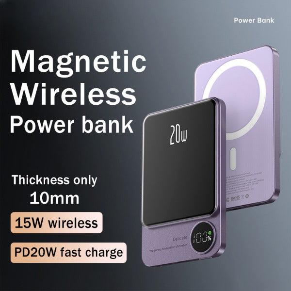 Magsafe Power Bank Magnetic Wireless Charger External - Mobile Gadget HQ