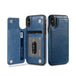 Leather Wallet Case with Card Holder for IPhone 12 13 - Mobile Gadget HQ