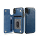 Leather Wallet Case with Card Holder for IPhone 12 13 - Mobile Gadget HQ