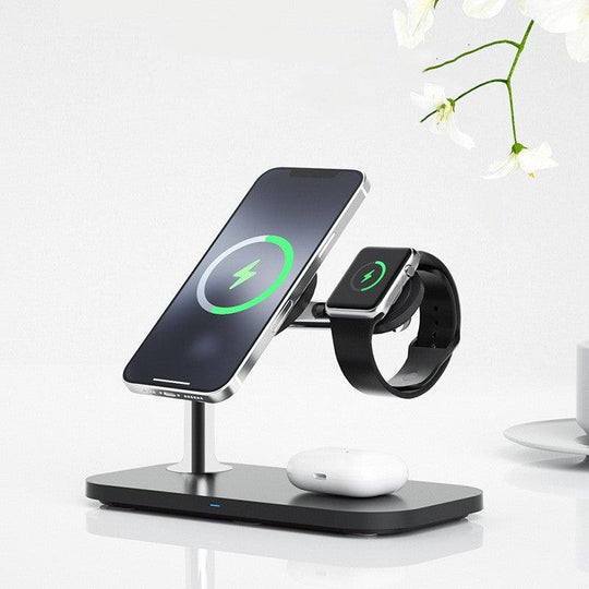 3 in 1 Wireless Charging Station for iPhone - Mobile Gadget HQ