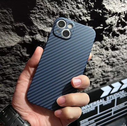 Stylish Carbon Fiber Shockproof Phone Case for iPhone
